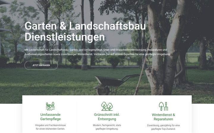 Screenshot di objektbetreuung-luft.de