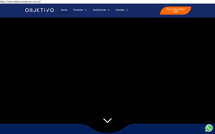 Screenshot of objetivosistemas.com.br