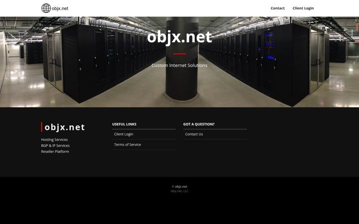 Screenshot of objx.net