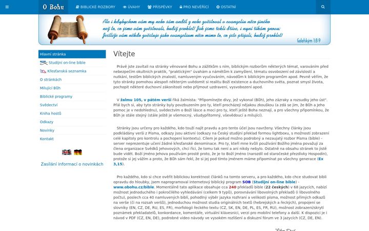 Zrzut ekranu obohu.cz