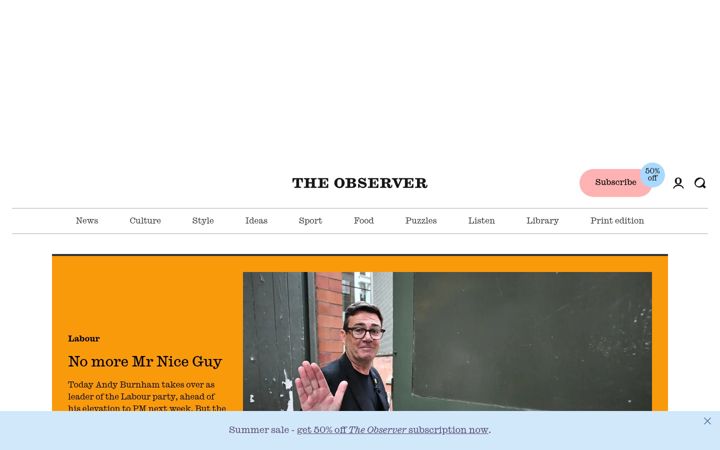 Ekrānuzņēmums no observer.co.uk