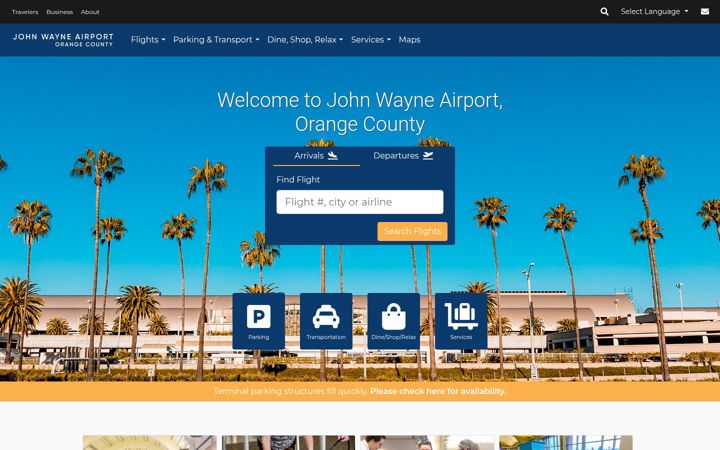 Screenshot of ocair.com