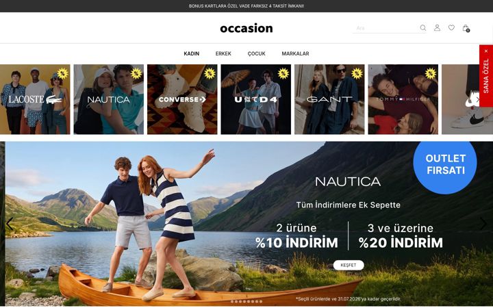 Screenshot of occasion.com.tr