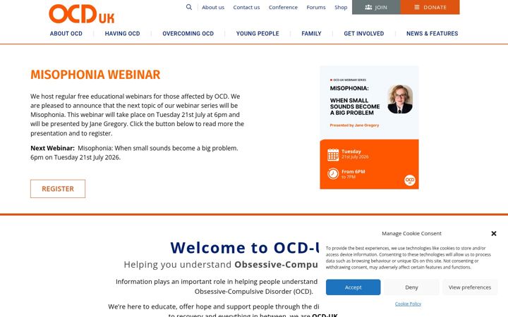 Screenshot of ocduk.org