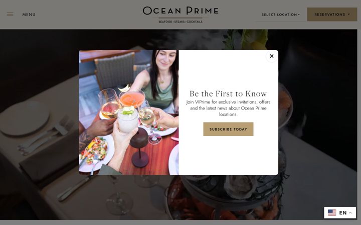 Screenshot of ocean-prime.com