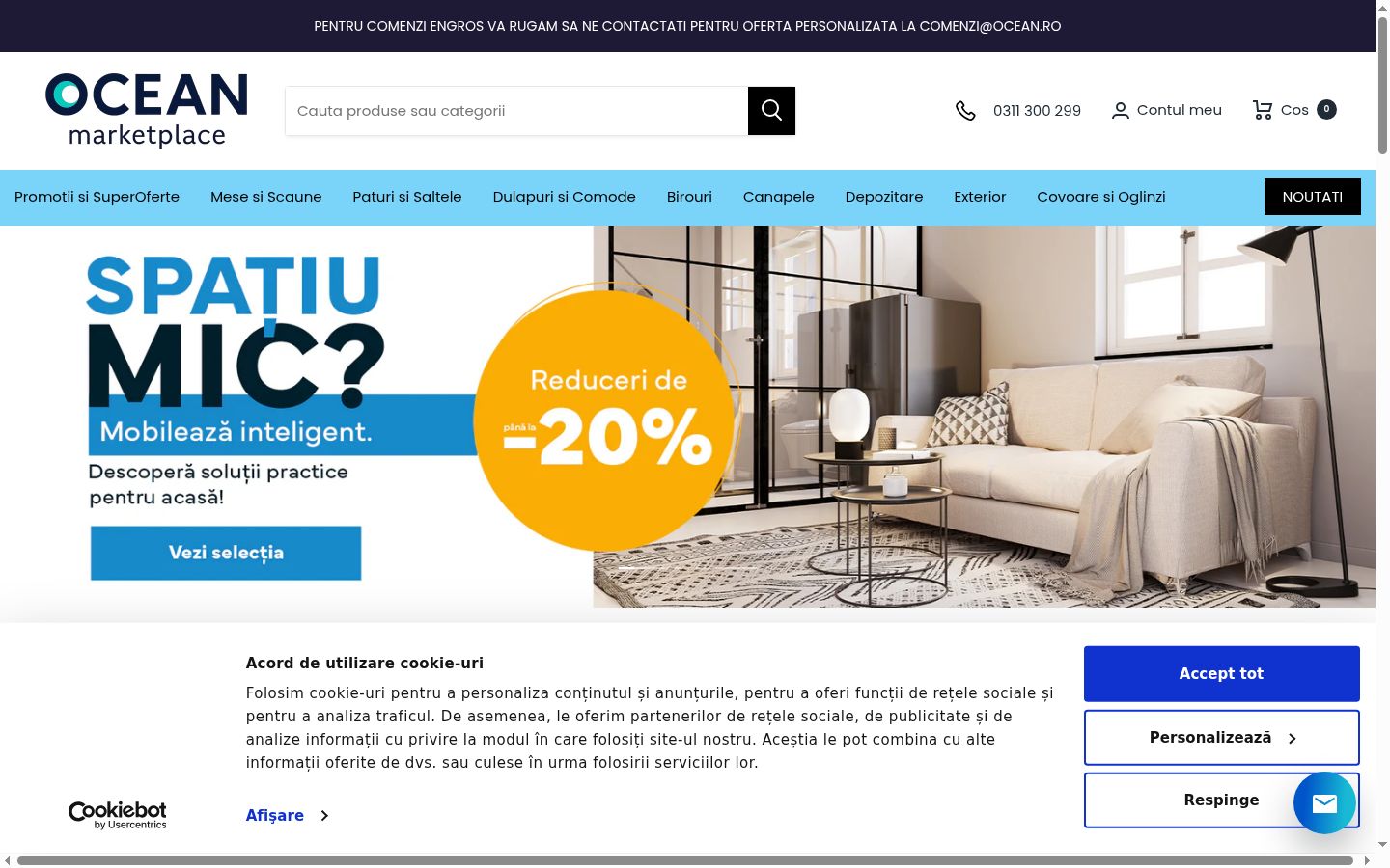 Sutikimo reklamjuostės, rodytos prieš bet kokią sąveiką, ekrano kopija