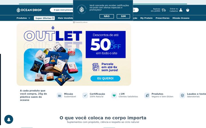 Screenshot of oceandrop.com.br