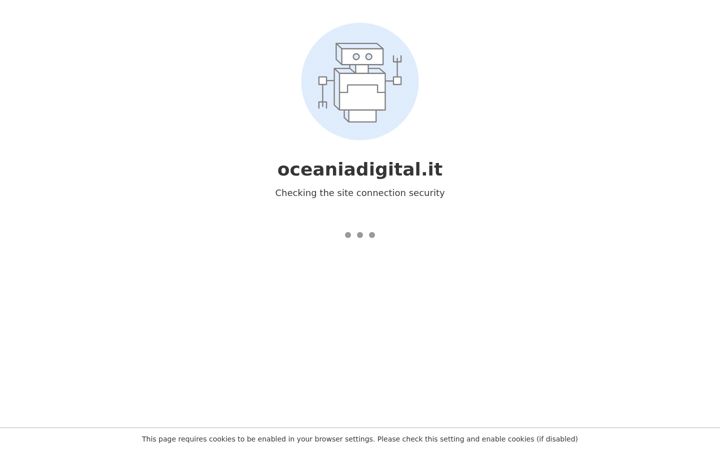Screenshot of oceaniadigital.it