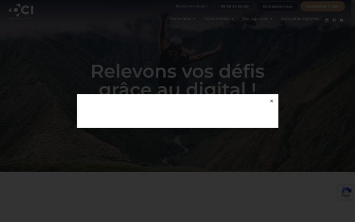 Screenshot of oci-sa.fr