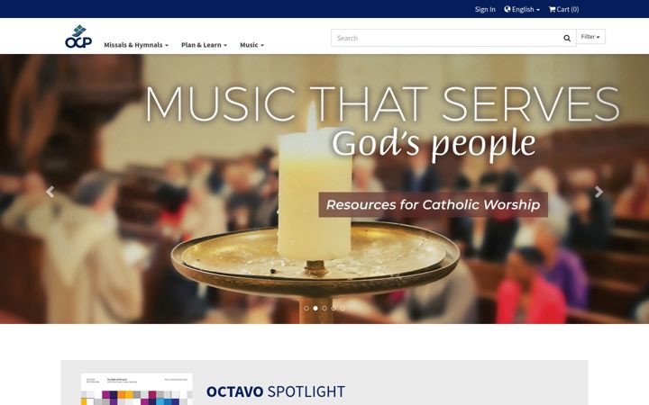 Screenshot of ocp.org