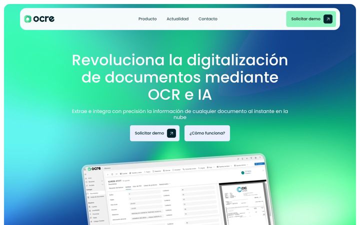 Captură de ecran a ocr-e.com