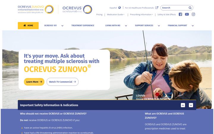 Kuvakaappaus sivustosta ocrevus.com