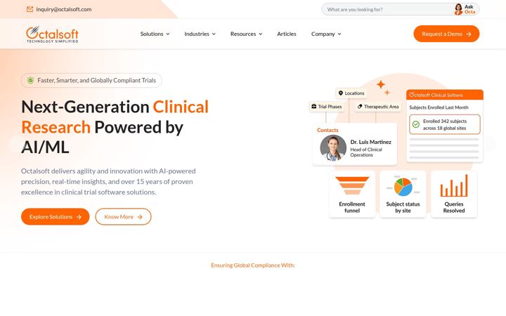 Screenshot of octalsoft.com