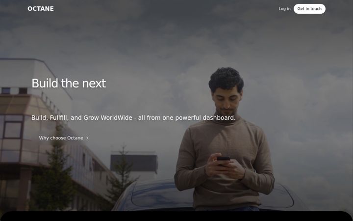 Screenshot of octane.store