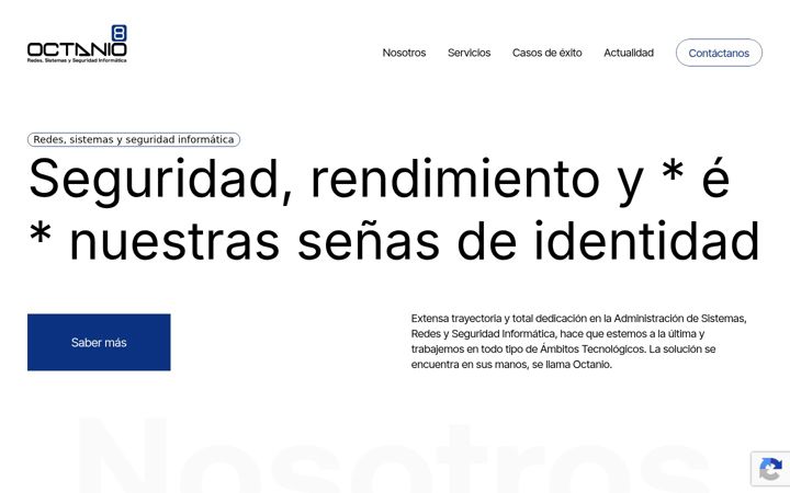 Screenshot of octanio.net