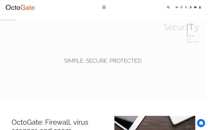 Screenshot of octogate.de