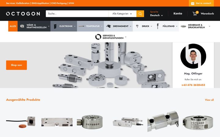 Ekrānuzņēmums no octogon-sensors.com