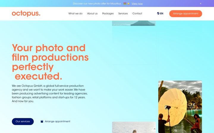 Screenshot of octopus-international.de