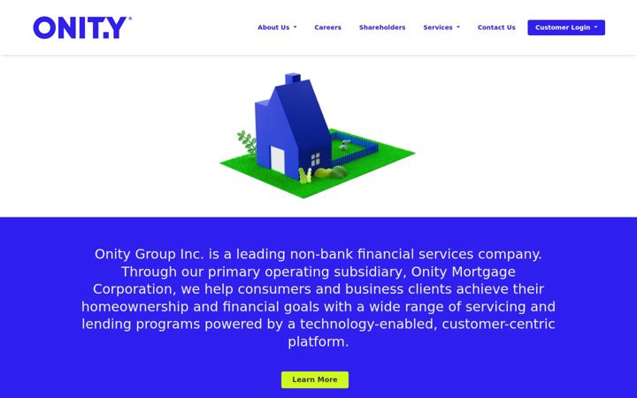 Screenshot of ocwen.com