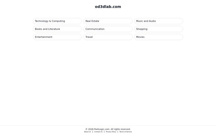 Screenshot of od3dlab.com