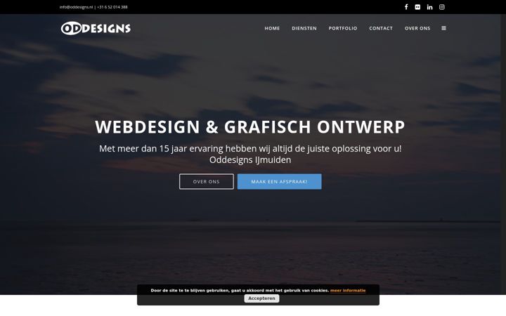 Screenshot του oddesigns.nl
