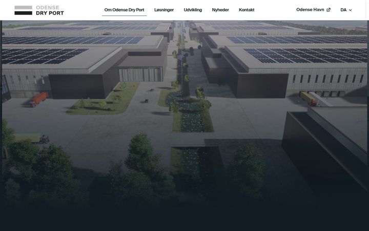 Screenshot of odensedryport.dk