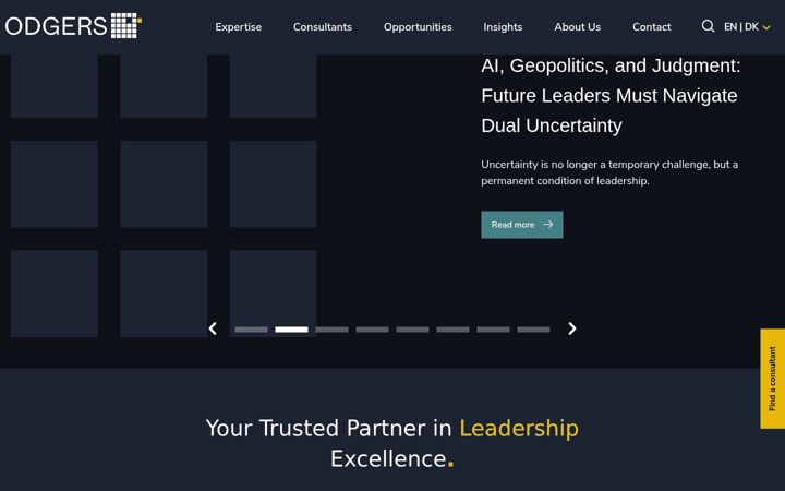 Screenshot of odgers.com