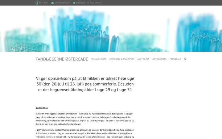 Screenshot di odonten.dk