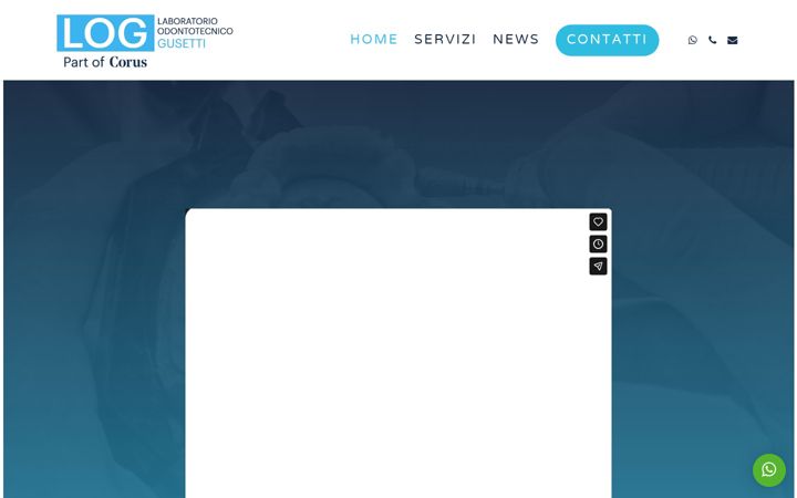 Skjermbilde av odontotecnicidigitali.it