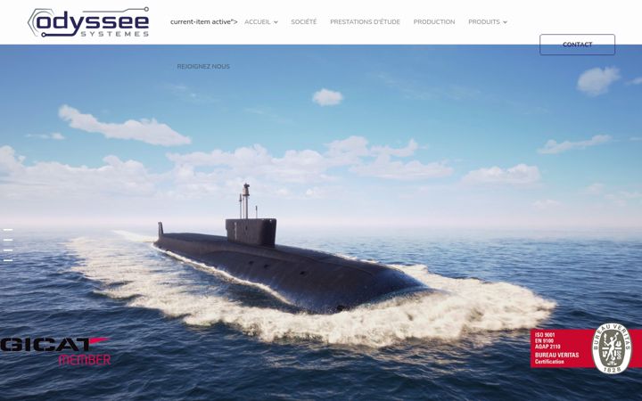 Screenshot of odyssee-systemes.fr