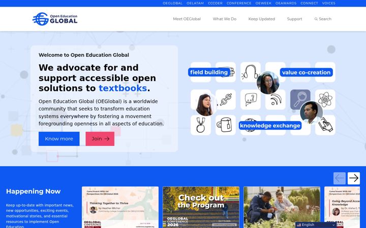 Screenshot stránky oeglobal.org