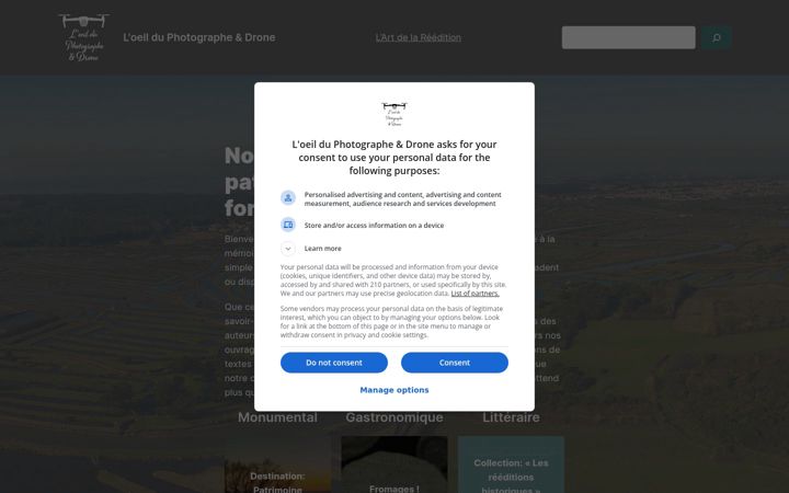 Screenshot ta' oeil-photographe.com