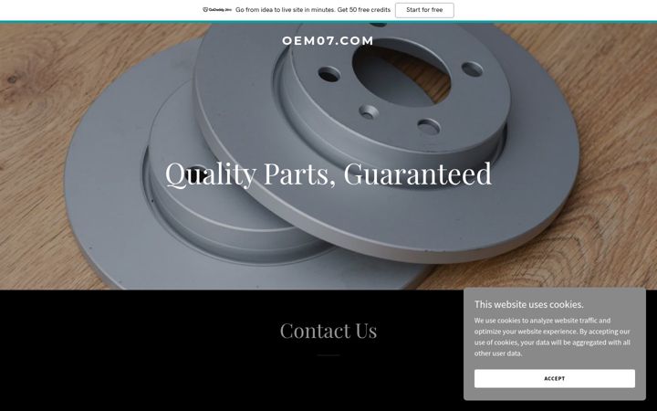 Screenshot of oem07.com