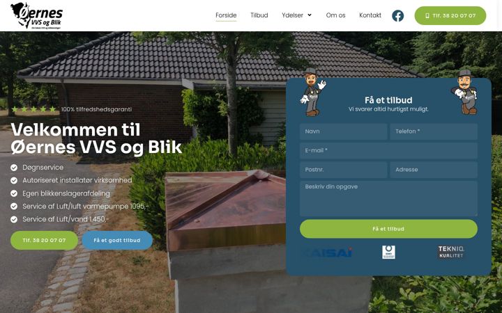 Skärmbild av oernesvvsblik.dk