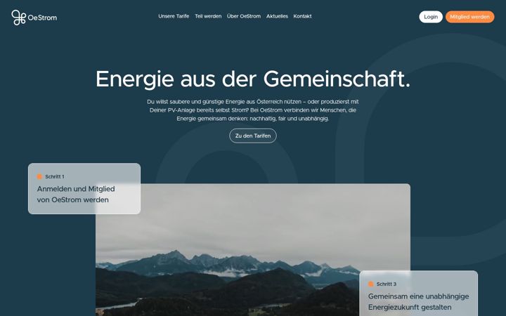 Screenshot ta' oestrom.at