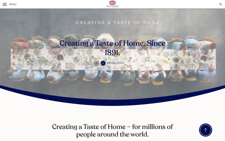 Screenshot of oetker.com