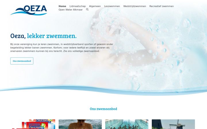 Screenshot of oeza.nl