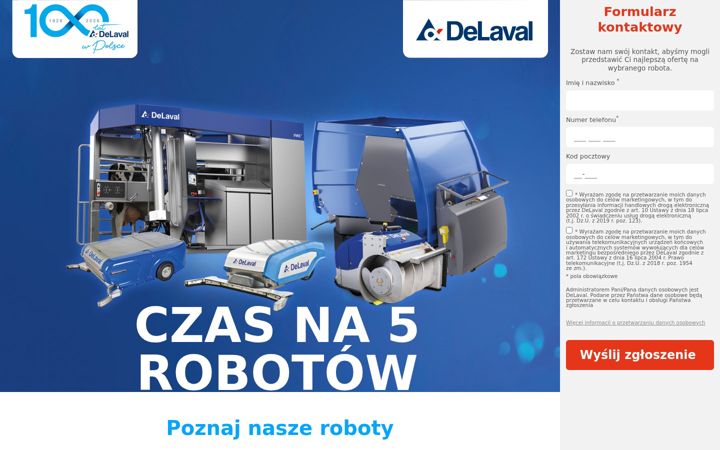 Screenshot of oferta-delaval.pl