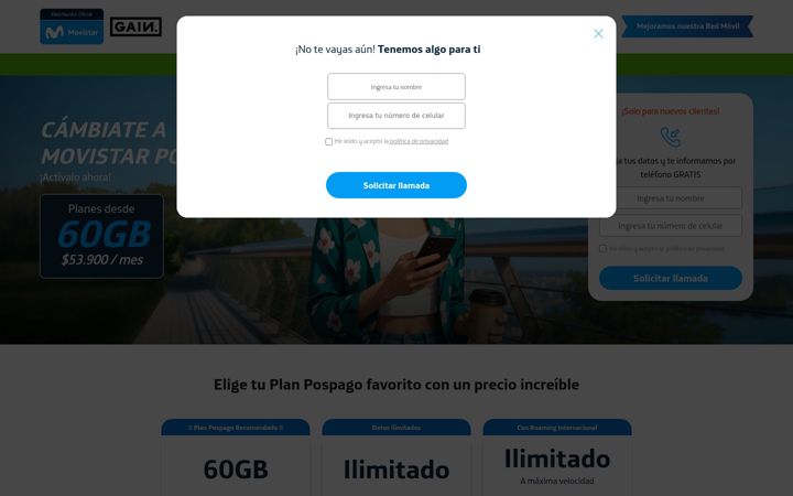 Screenshot of ofertastelefonia.com