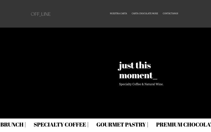 Screenshot of off-line.cafe