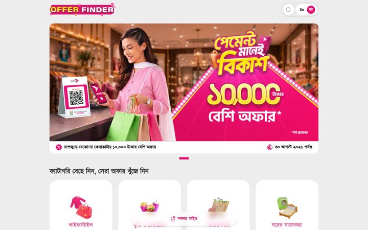 Screenshot of offer-finder.com