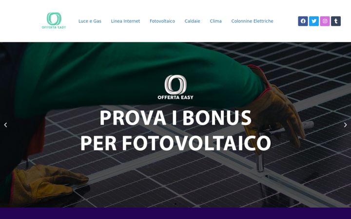Snímek obrazovky offertaeasy.it