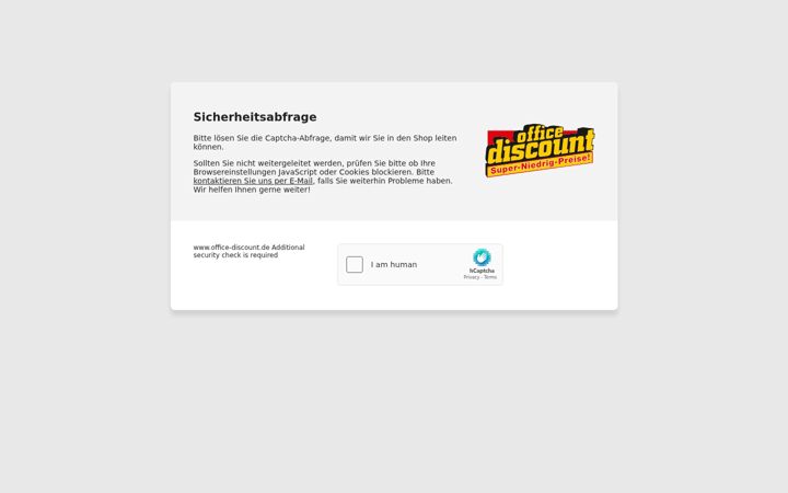 Screenshot of office-discount.de