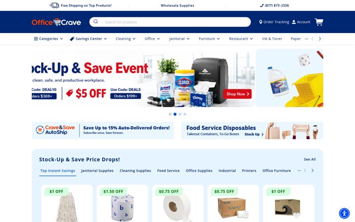 Screenshot of officecrave.com