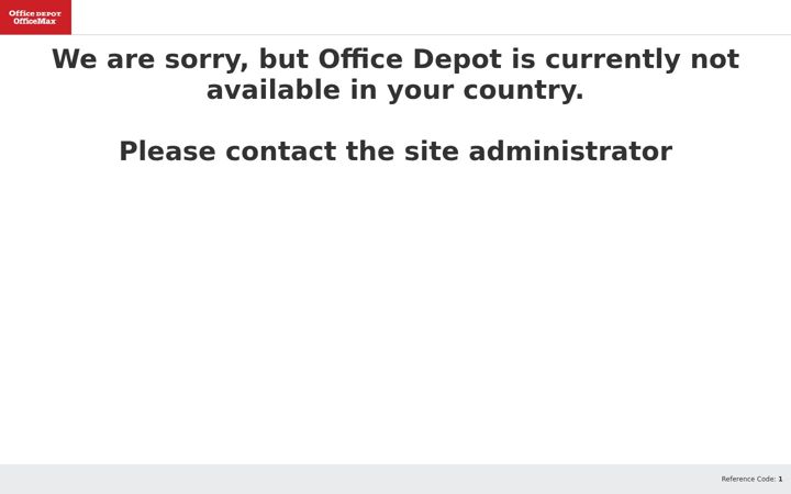 Screenshot of officemax.com