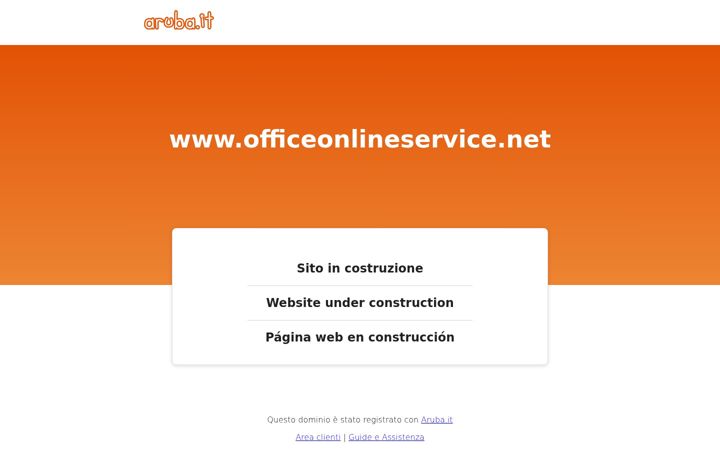 Screenshot of officeonlineservice.net