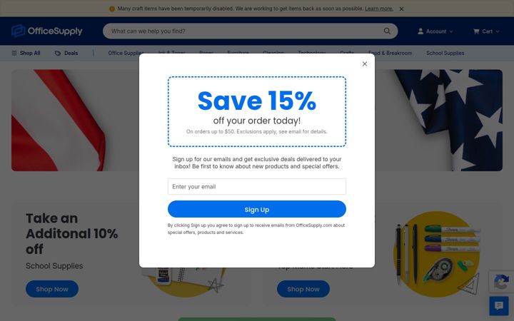 Screenshot of officesupply.com