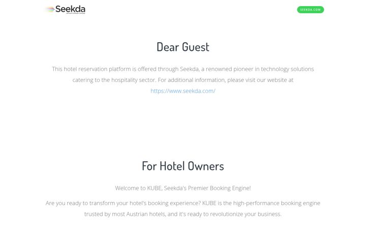Screenshot of officialbookings.com