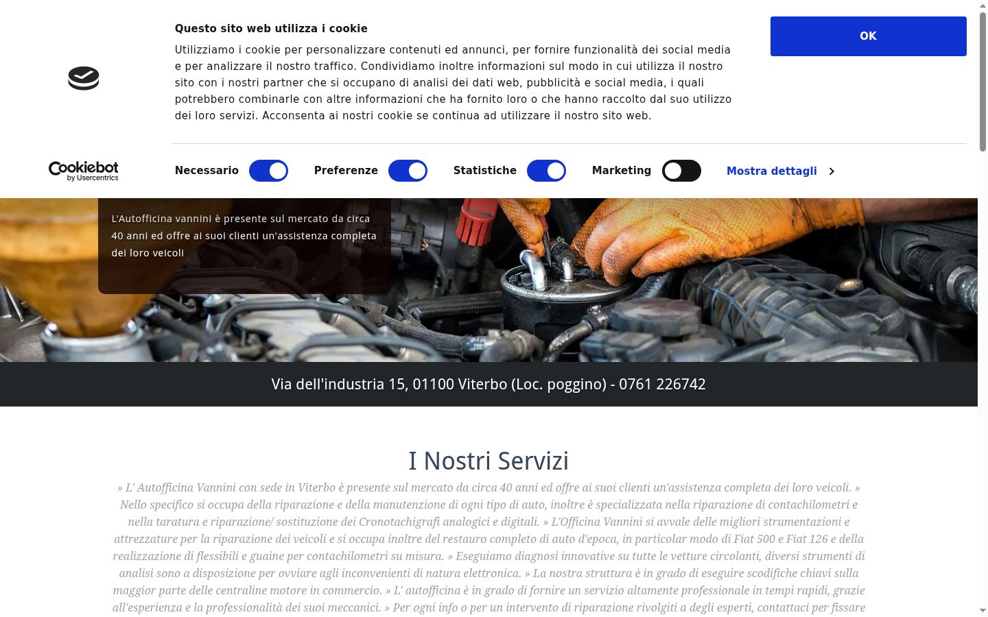 Screenshot des Einwilligungsbanners vor jeglicher Interaktion