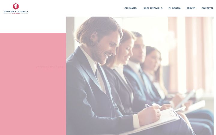 Screenshot of officineculturali.eu